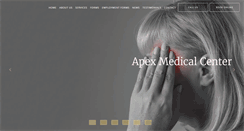 Desktop Screenshot of apexmedicalcenter.com