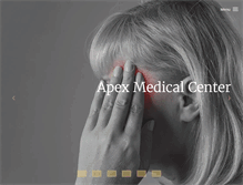 Tablet Screenshot of apexmedicalcenter.com